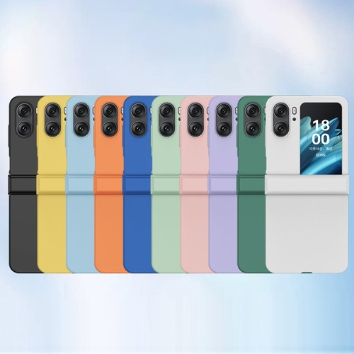 Funda Skin Feel Con Bisagra Para Oppo Find N2 Flip