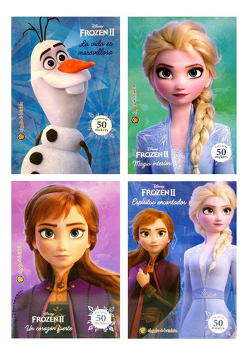 Frozen Ii Colección Personajes Favoritos (4 Títulos), De Disney. Editorial El Gato De Hojalata, Tapa Blanda, Edición 1 En Español