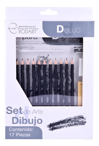 Set De Arte Dibujo Rodart Block Para Dibujo Con 17 Piezas