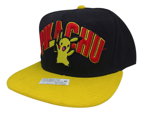 Gorra Pikachu Visera Amarilla Videojuegos