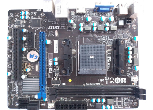 Placa Socket Fm2/fm2+ A55m-e33 Msi A10/a8/a6/a4 Para Pc (Usado)