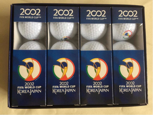 Estuche De 12 Pelotas De Golf, Edición Especial Mundial 2002