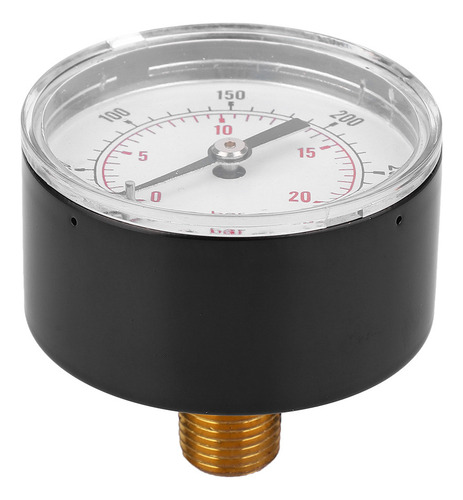 De Manómetro 50mm Dial 1/4 Bspt Conexión Trasera Para Aire