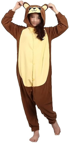 Animal Cosplay Costume Bear Unisex Adult Pijamas