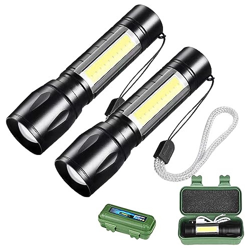 Clezgo Mini Linternas Led Recargables, Linternas Pequeñas, P