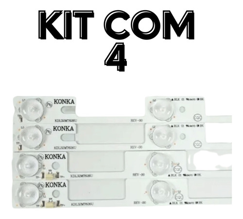 Kit 4 Barras De Led Kdl32mt626u 32l2400