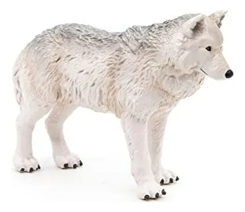 Figura Coleccionable: Lobo Polar Papo.