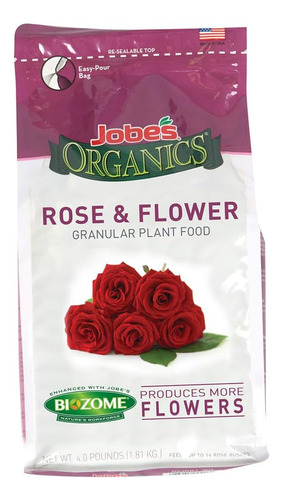 09426 Alimento Granulado Plantas De Flor Y Rosa, 4 Libr...