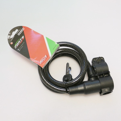 Imagen 2 de 4 de Linga Candado Moto Bici 12 Mm X 1.2m Reforzada Llaves Full