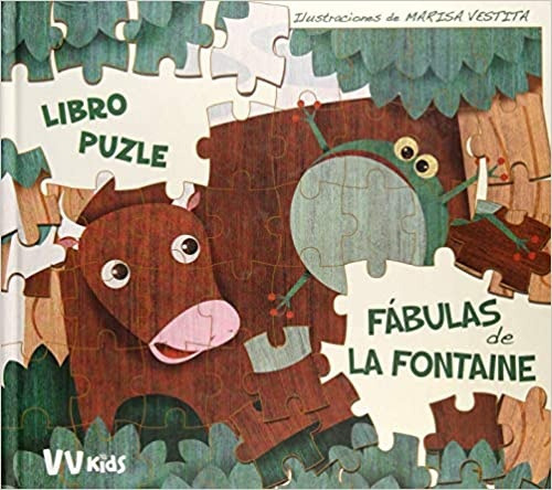 Fábulas De La Fontaine: Libro Puzle, De Sin . Editorial Vicens Vives, Tapa Blanda, Edición 1 En Español