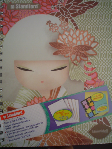 Cuaderno Anillado Stanford A4- Kimmidoll Kazumi