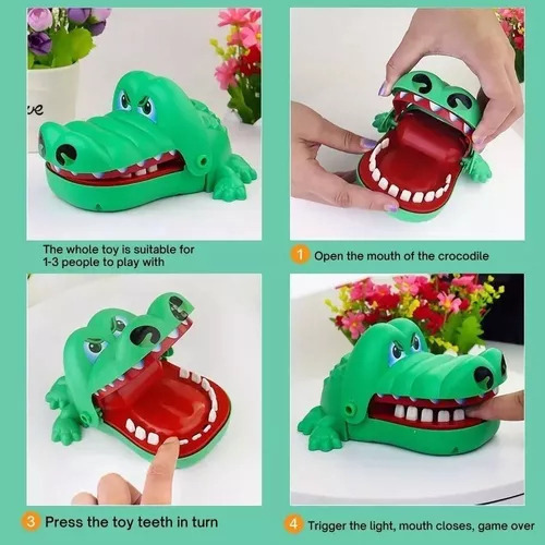 Z Cocodrilo Dentista Juego Prueba Suerte Divertido Juguete