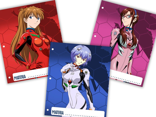 Asignaturas Caratulas Separadores Imprimibles Evangelion 01