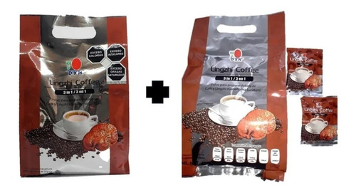 Lingzhi Coffee 3 En 1 Café Dxn Hongo Ganoderma  2 Bolsas.