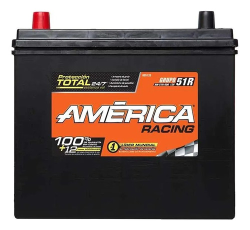 Acumulador Para Auto América Tipo Am-51r-500. Entrega Cdmx.