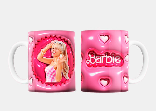 Tazas Cerámica Barbie Varios Modelos Ideal Para Obsequiar 