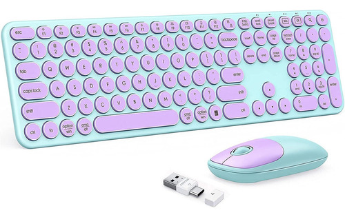 Combo De Teclado Y Mouse Inalámbricos Usb