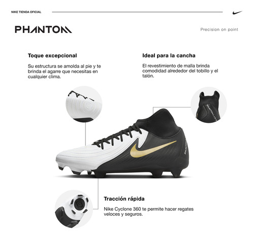 Tacos De Fútbol Hg Nike Jr. Phantom Gx 2 Academy Fj2602-300