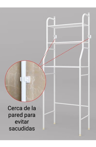 Mueble Organizador Baño Rack Estante Sanitario Toallero