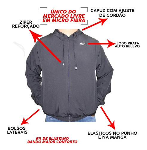 Imagem 2 de 5 de Jaqueta Corta Vento Microfibra Blusa Blusinh Feminina Casaco