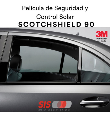 3m Scotchshield 90 Polarizado Transparente Auto/camioneta