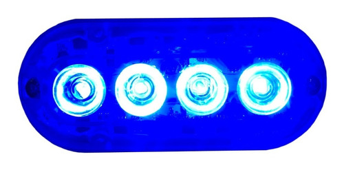 Luz Subaquática 4 Leds 12v Led Azul