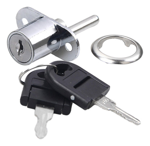 Cerradura De Émbolo De Gabinete, Cerradura De 19mm Plata