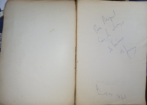 Juan Gelman Cólera Buey 1 Ed. 1971 Dedicado X Autor (Usado)