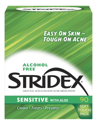 Stridex Almohadillas Para El Acne De Cuidado Diario Con Aloe