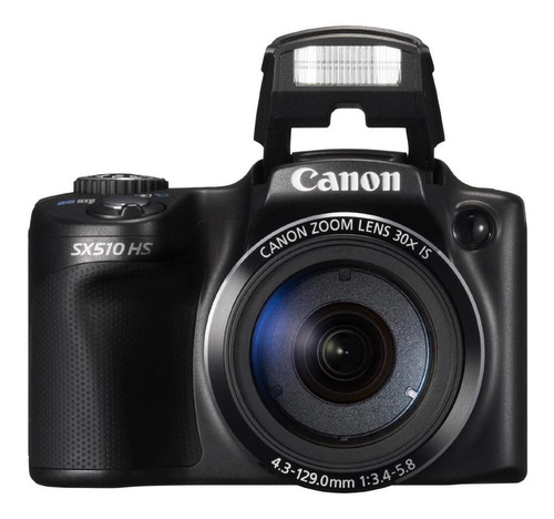  Canon PowerShot SX SX510 HS compacta color  negro