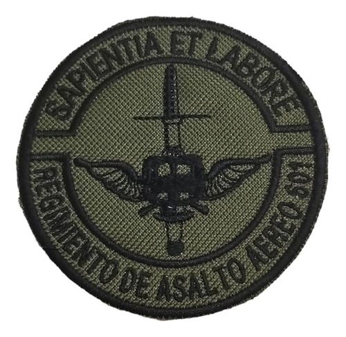 Escudo Parche Bordado Ejercito Batallón Asalto Aéreo 601
