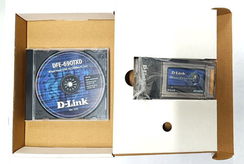 Adaptador Ethernet Notebook D-link Dfe-690txd 10/100 32bit
