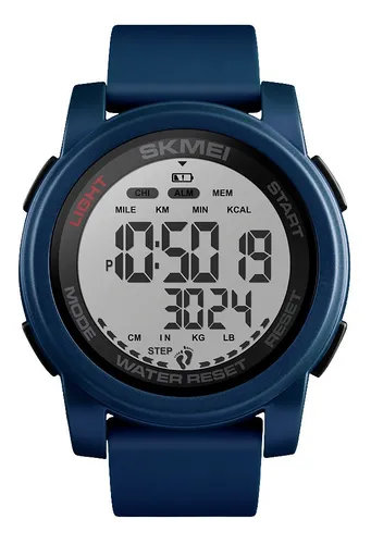 Reloj Hombre Skmei 1469 Digital Alarma Cronometro Pedometro Color