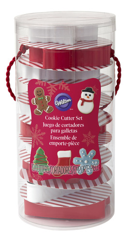 Juego 10 Cortador Galleta Navideño