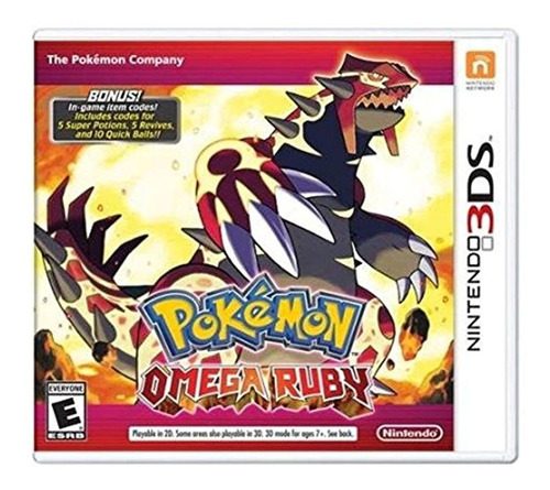 Nintendo Pokemon Omega Ruby 3ds