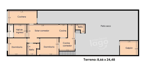 Imagen 17 de 17 de Casa En Venta De 2 Dormitorios C/ Cochera En Zona Sur