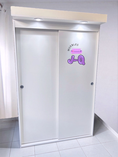 Placard Aurora. Vestidor Con Puertas Y Luces Led. Ropero.