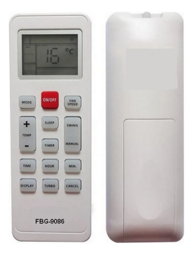 Controle Remoto Para Ar Condicionado Philco Split 096652000 Cor Branco