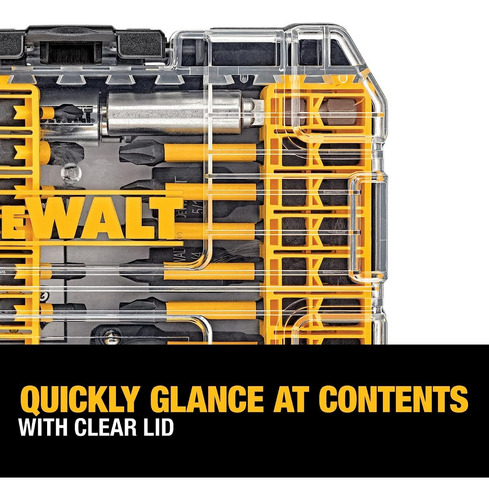 Juego De Puntas Destornillador Dewalt Flextorq 40 Piezas