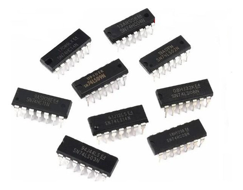 Ci. 74ls00n, Quad 2-input Nand Gates Dip14, 7 Unidades