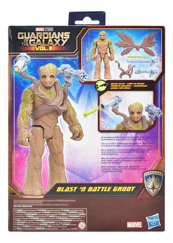 Guardians Of The Galaxy Blast N Battle Groot 29cm Hasbro