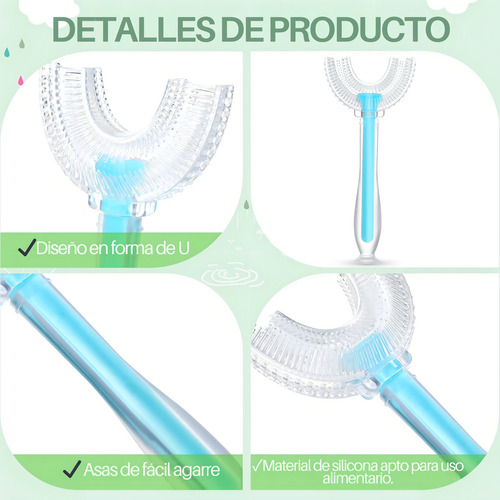 Set Hilo Dental Bambú Menta 100m Y Cepillos Dientes Forma U