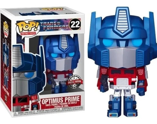 Funko Pop! Transformers Optimus Prime Edicao Especial #22