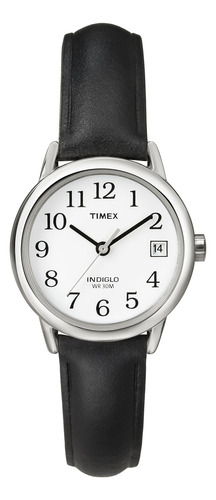 Reloj Timex Easy Reader Para Mujer, 25 Mm, Funda Plateada Co