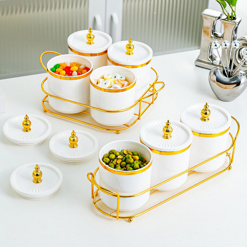 Platos Compatible Con Frutos Secos, Recipiente 4 Rejillas