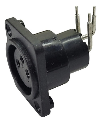 Conector Tipo Canon Hembra 90* X 10unidades