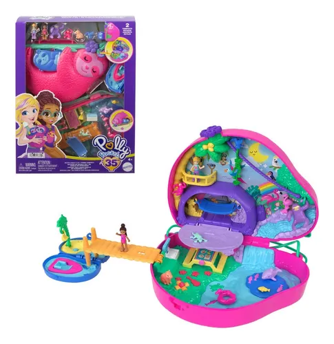 Polly Pocket Estuche Familia Perezosos