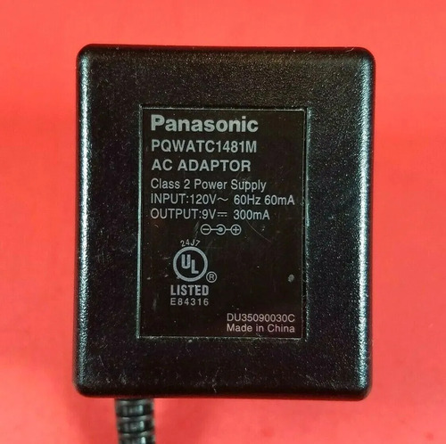 Adaptador De Corriente Original Panasonic Pqwatc1481m 9 Volt