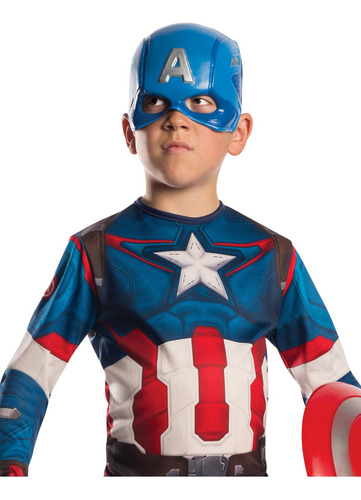 Disfraz Talla Medium(8-10) Para Niño Capitán América
