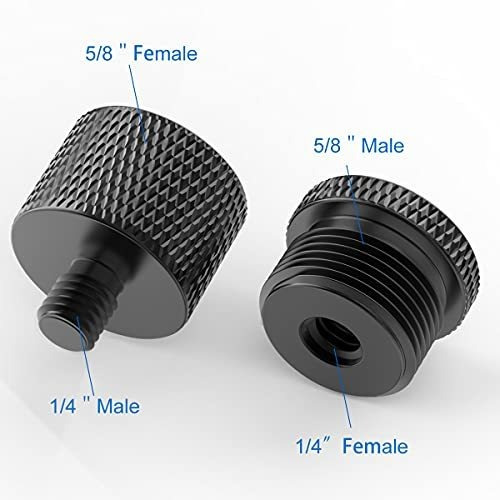 Adaptador De Soporte Para Micrófono Donuts De 5/8 A 1/4 Y 1/
